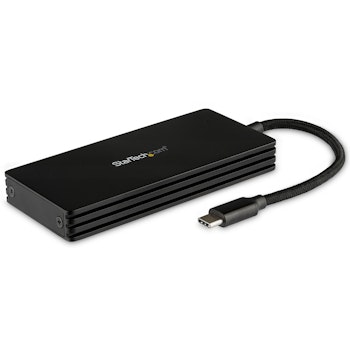 Product image of Startech M.2 SSD Enclosure for M.2 SATA Drives - USB 3.1 - USB C - Click for product page of Startech M.2 SSD Enclosure for M.2 SATA Drives - USB 3.1 - USB C
