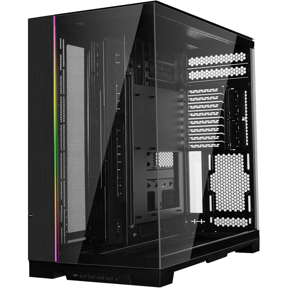 A large main feature product image of Lian Li O11 Dynamic  EVO XL Full Tower Case - Black