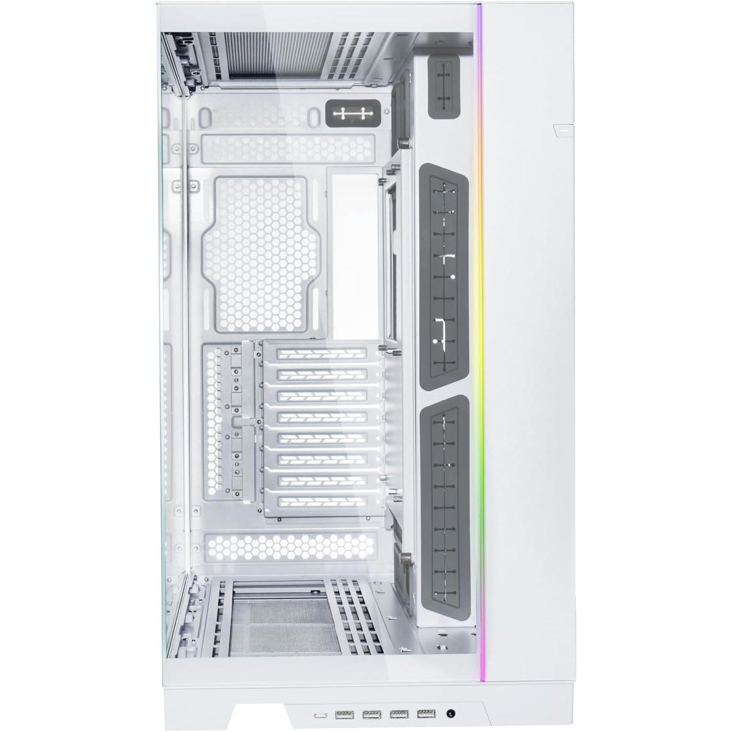 A large main feature product image of Lian Li O11 Dynamic EVO XL - Full Tower Case (White)