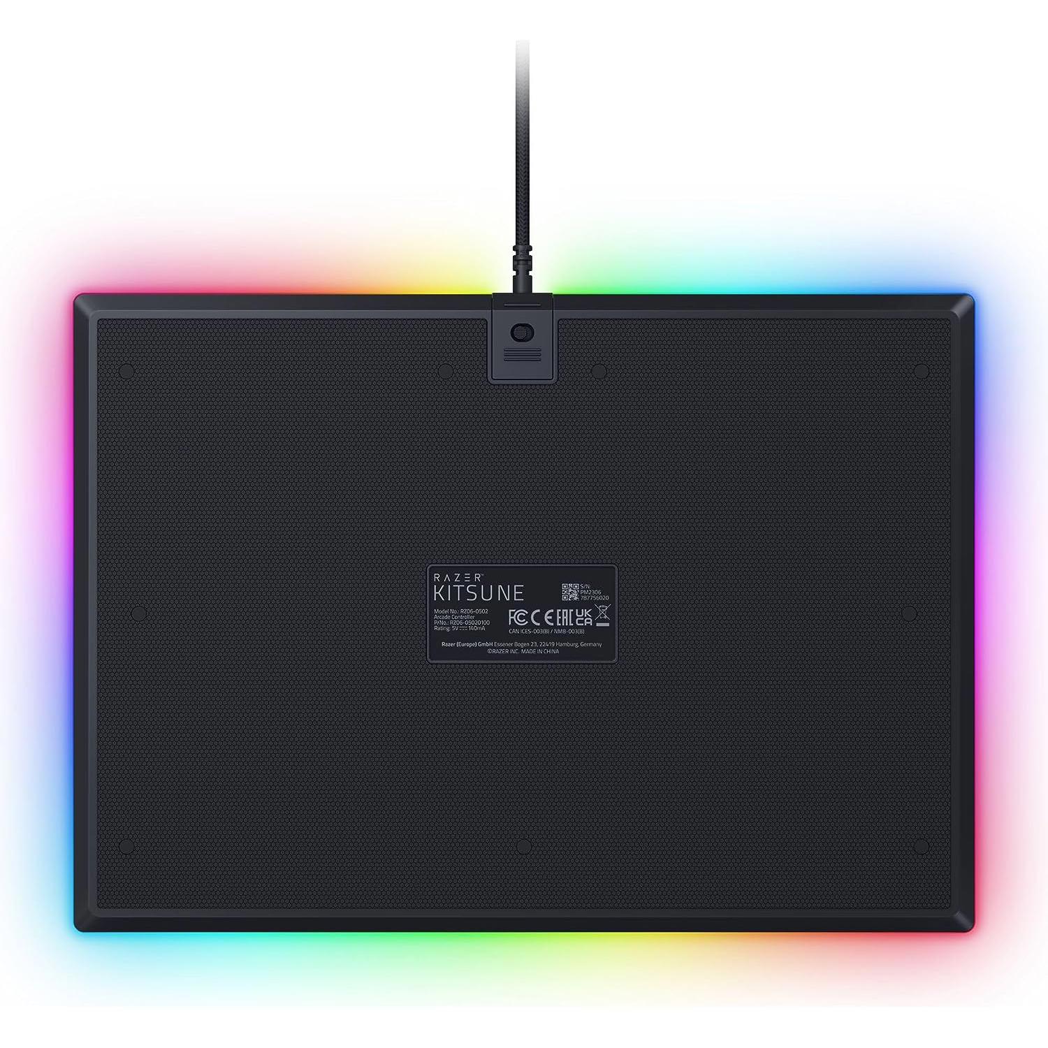 A large main feature product image of Razer Kitsune - All-Button Optical Arcade Controller for PS5 and PC