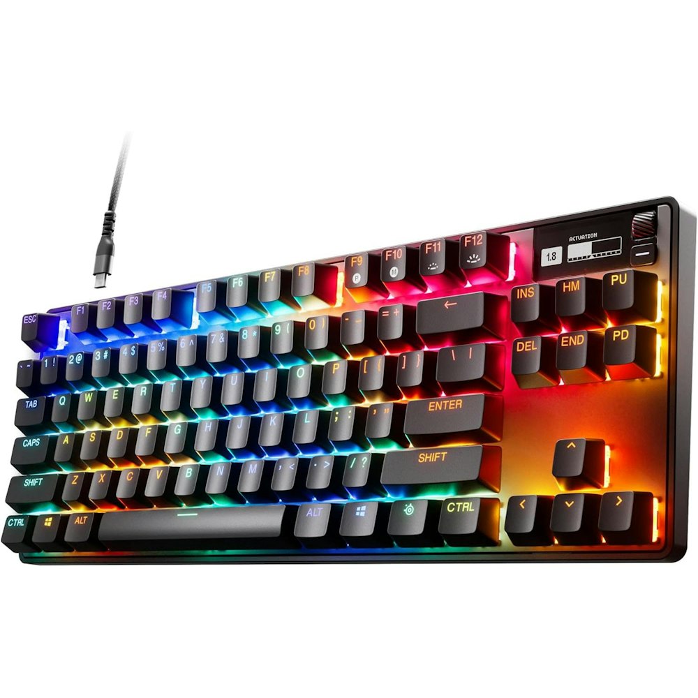 SteelSeries Apex Pro TKL (2023) Mechanical Gaming Keyboard - Omnipoint 2.0  HyperMagnetic Switch