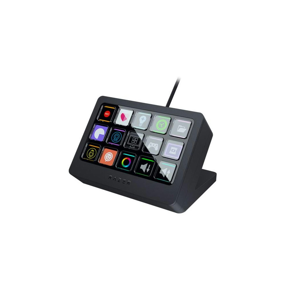 A large main feature product image of Razer Stream Controller X - All-in-one Keypad for Streaming