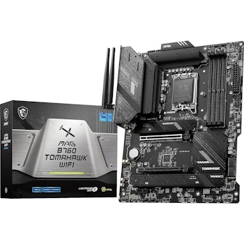 Product image of MSI MAG B760 Tomahawk WiFi LGA1700 ATX Desktop Motherboard - Click for product page of MSI MAG B760 Tomahawk WiFi LGA1700 ATX Desktop Motherboard