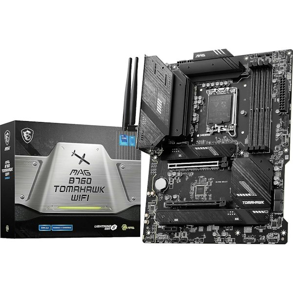 MSI MAG B760 Tomahawk WiFi LGA1700 ATX Desktop Motherboard