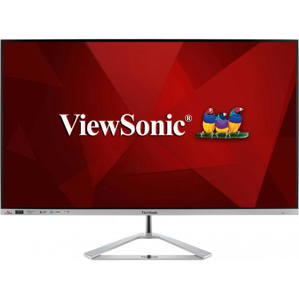 A large main feature product image of ViewSonic VX3276-2K-MHD-2 32” QHD 75Hz IPS Monitor