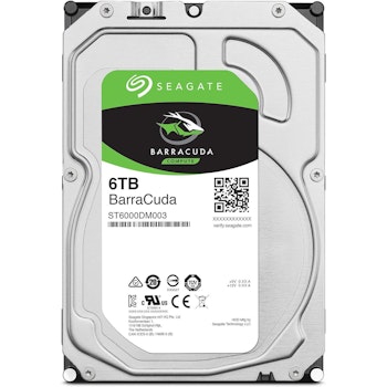Product image of Seagate BarraCuda 3.5" Desktop HDD - 6TB 256MB - Click for product page of Seagate BarraCuda 3.5" Desktop HDD - 6TB 256MB