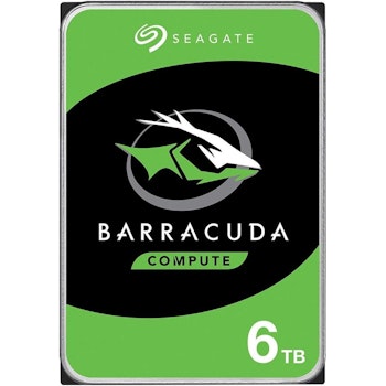 Product image of Seagate BarraCuda 3.5" Desktop HDD - 6TB 256MB - Click for product page of Seagate BarraCuda 3.5" Desktop HDD - 6TB 256MB