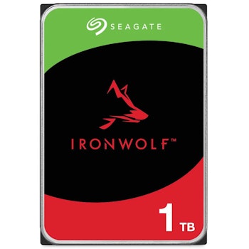 Product image of Seagate IronWolf 3.5" NAS HDD - 1TB 256MB - Click for product page of Seagate IronWolf 3.5" NAS HDD - 1TB 256MB