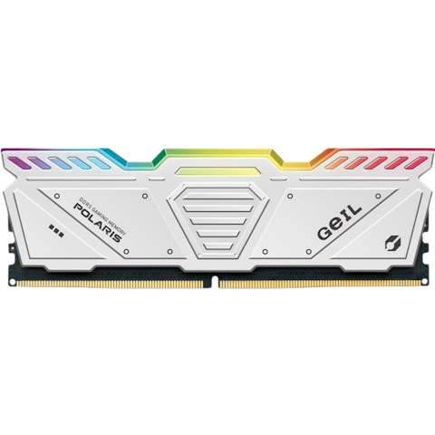GeIL 32GB Kit (2x16GB) DDR5 Polaris RGB C38 5600 MHz - White