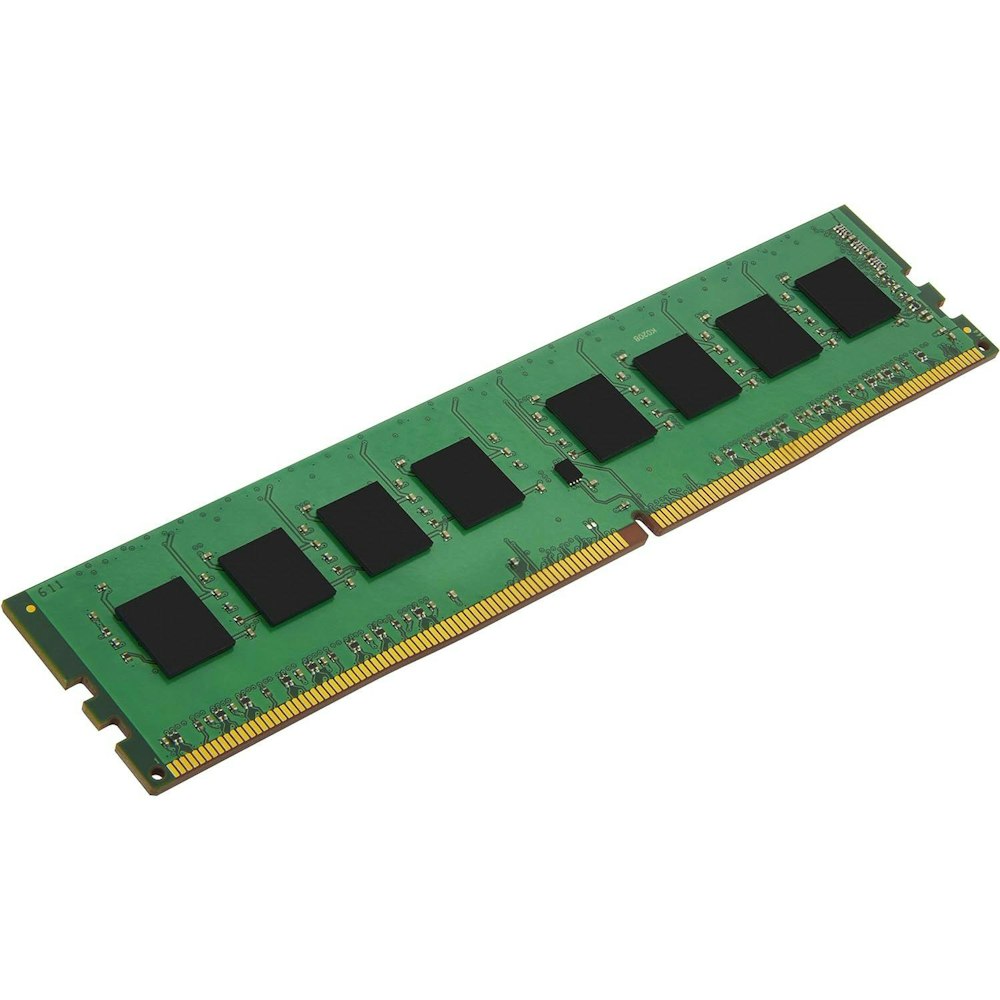 A large main feature product image of Kingston 16GB Single (1x16GB) DDR4 C19 2666MHz