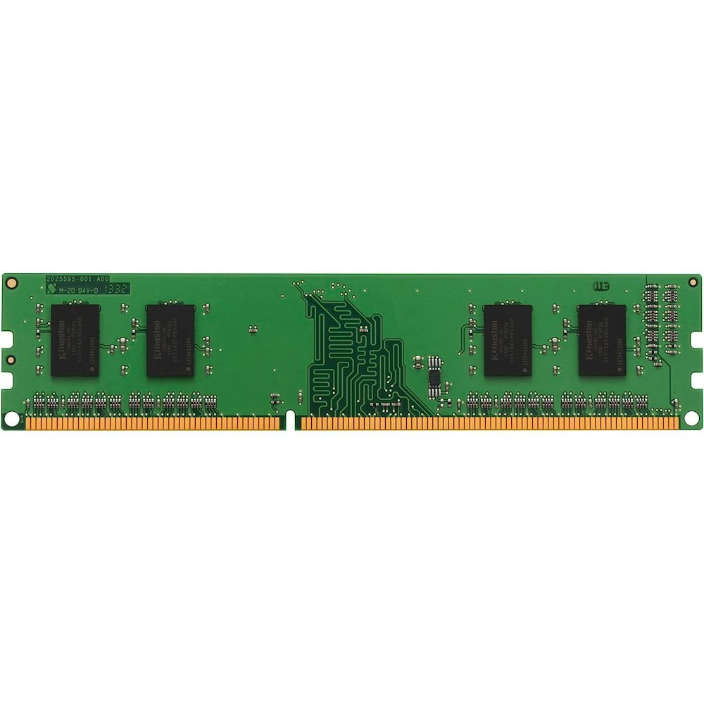 A large main feature product image of Kingston 16GB Single (1x16GB) DDR4 C19 2666MHz