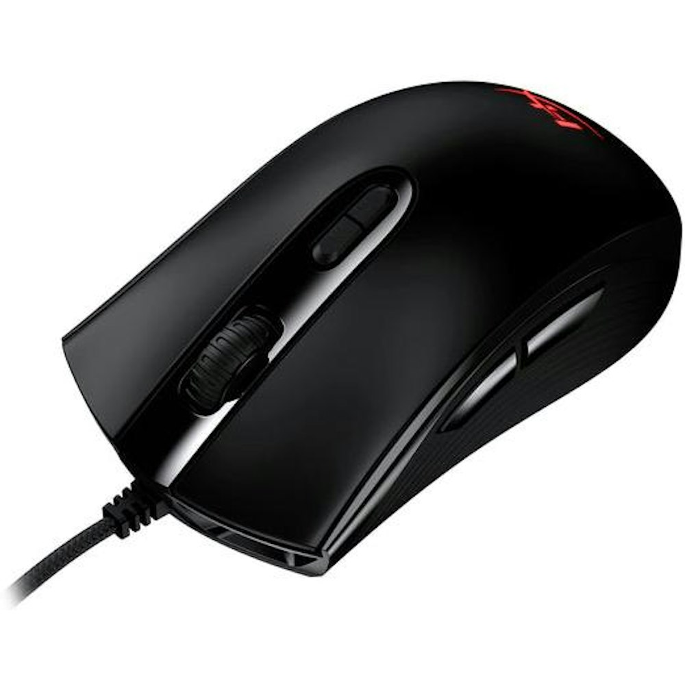 A large main feature product image of HyperX Pulsefire Core - Wired Gaming Mouse (Black)