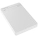 A product image of Simplecom SE203 2.5" SATA HDD/SSD to USB 3.0 Hard Drive Enclosure - White