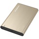 A small tile product image of Simplecom SE221 Aluminium 2.5" SATA HDD/SSD USB3.1 Enclosure - Gold