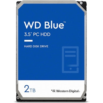 Product image of WD Blue 3.5" Desktop HDD - 2TB 256MB - Click for product page of WD Blue 3.5" Desktop HDD - 2TB 256MB