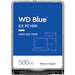 A product image of WD Blue 2.5" Notebook HDD - 500GB 16MB