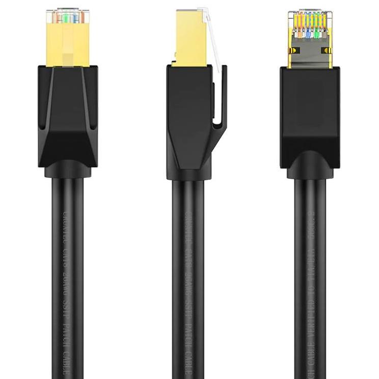 Cruxtec CAT8 0.3m 40GbE S/STP Triple Shielding Ethernet Cruxtec CAT8 0.3m 40GbE S/STP Triple Shielding Ethernet
