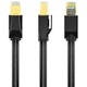 A small tile product image of Cruxtec CAT8 0.3m 40GbE SF/FTP Triple Shielding Ethernet Cable Black