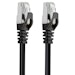 A product image of Cruxtec Cat7 0.3m 10GbE SF/FTP Triple Shielding Network Cable Black