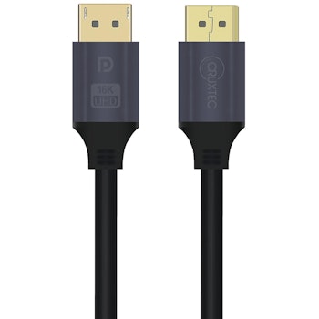Product image of Cruxtec 16K DisplayPort Cable V2.1 - 2m - Click for product page of Cruxtec 16K DisplayPort Cable V2.1 - 2m