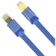 A small tile product image of Cruxtec CAT8 0.3m 40GbE SF/FTP Triple Shielding Ethernet Cable Blue