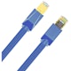 A small tile product image of Cruxtec CAT8 2m 40GbE SF/FTP Triple Shielding Ethernet Cable Blue