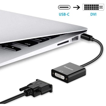 Product image of Simplecom DA103 USB-C to DVI Adapter - Click for product page of Simplecom DA103 USB-C to DVI Adapter