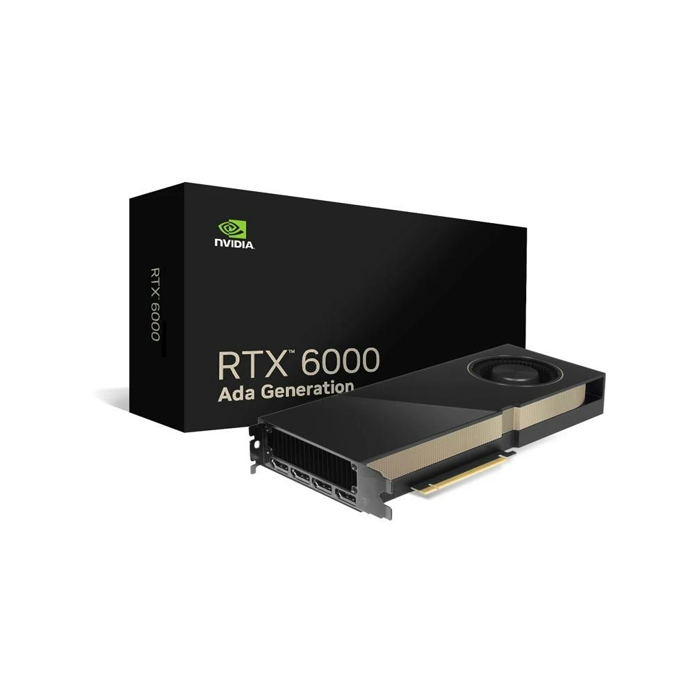 A large main feature product image of NVIDIA RTX 6000 Ada 48GB GDDR6