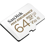 A small tile product image of SanDisk MAX ENDURANCE microSDHC U3 V30 UHS-I microSD Card - 64GB