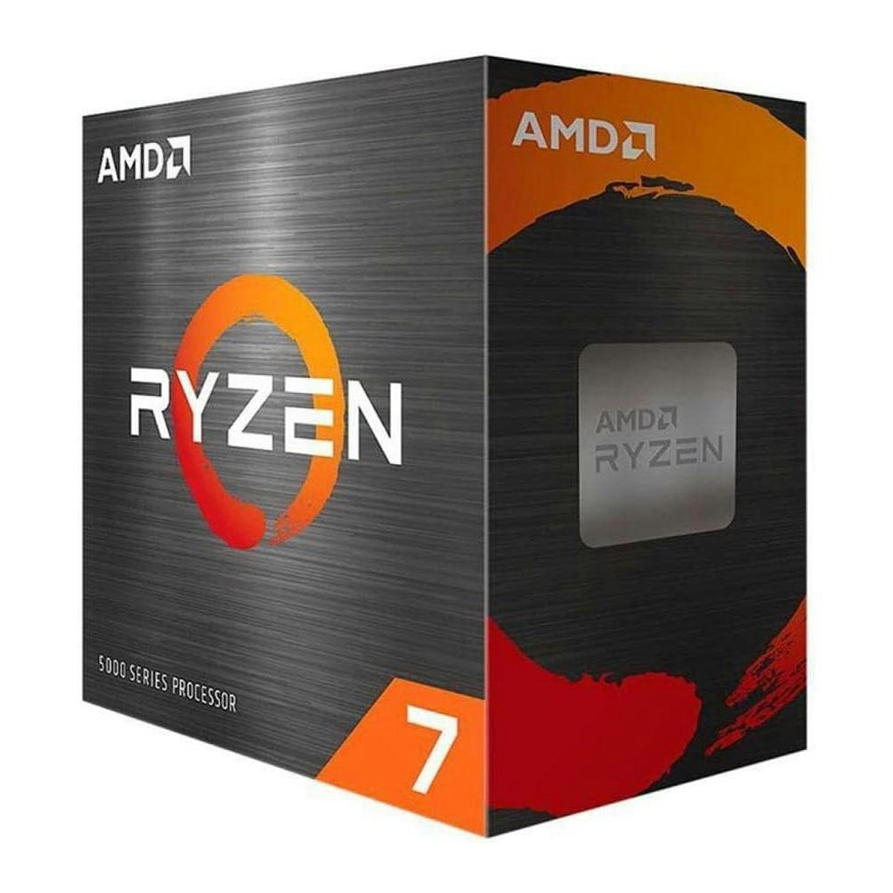 A large main feature product image of AMD Ryzen 7 5700G 8 Core 16 Thread Up To 4.6Ghz AM4 APU Retail Box - With Wraith Stealth Cooler