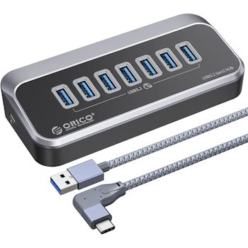 Product image of ORICO 7-PORT USB3.2 10G HUB - Click for product page of ORICO 7-PORT USB3.2 10G HUB