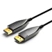 A product image of Cruxtec DisplayPort 1.4 8K Active Optical Fiber Male to Male Cable - 10m