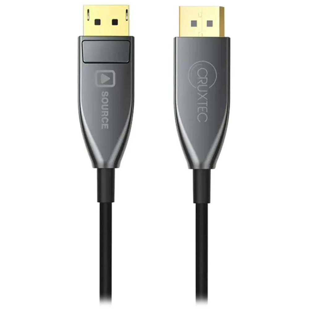 A large main feature product image of Cruxtec DisplayPort 1.4 8K Active Optical Fiber Male to Male Cable - 10m