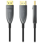 A small tile product image of Cruxtec DisplayPort 1.4 8K Active Optical Fiber Male to Male Cable - 20m