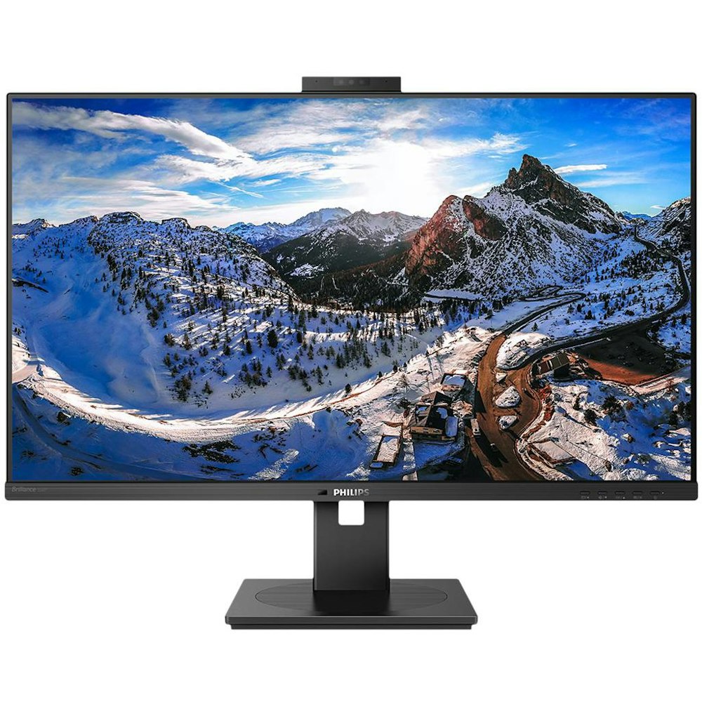 A large main feature product image of Philips 326P1H 32" QHD 75Hz IPS Webcam Monitor