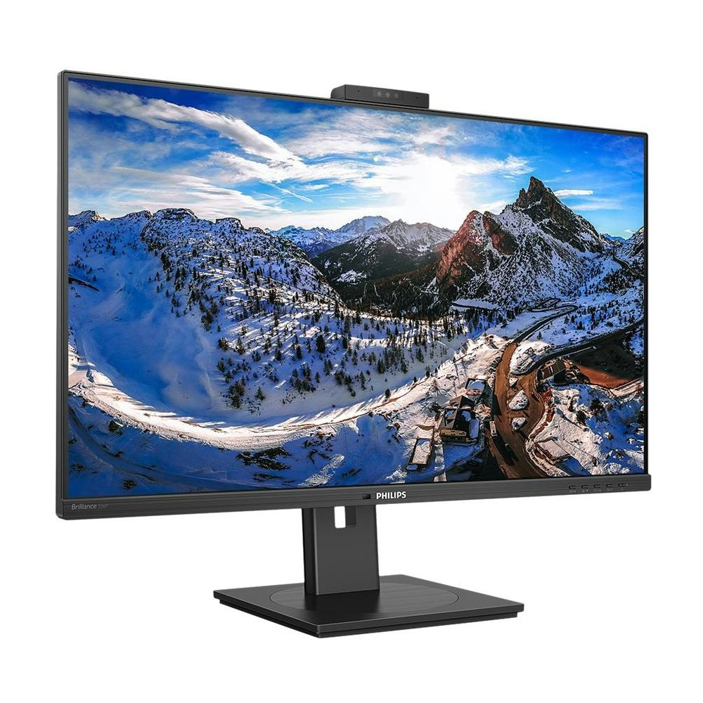 A large main feature product image of Philips 326P1H 32" QHD 75Hz IPS Webcam Monitor