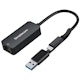 A small tile product image of Simplecom NU405 SuperSpeed USB-C and USB-A to 2.5G Ethernet Network Adapter