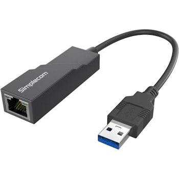 Product image of Simplecom NU301 USB 3.0 to RJ45 Gigabit Ethernet Network Adapter - Click for product page of Simplecom NU301 USB 3.0 to RJ45 Gigabit Ethernet Network Adapter
