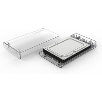 Product image of Simplecom SE301-CL 3.5" SATA to USB 3.0 Hard Drive Docking Enclosure - Clear - Click for product page of Simplecom SE301-CL 3.5" SATA to USB 3.0 Hard Drive Docking Enclosure - Clear