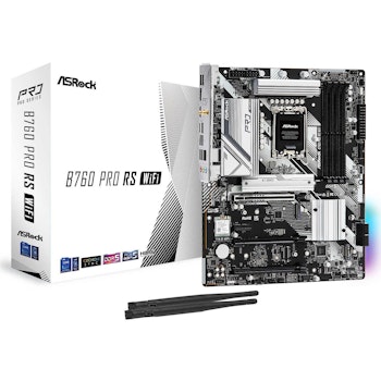 Product image of ASRock B760 Pro RS WiFi LGA1700 ATX Desktop Motherboard - Click for product page of ASRock B760 Pro RS WiFi LGA1700 ATX Desktop Motherboard