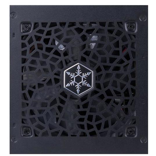 A large main feature product image of SilverStone Decathlon R 850W Gold PCIe 5.0 ATX Modular PSU