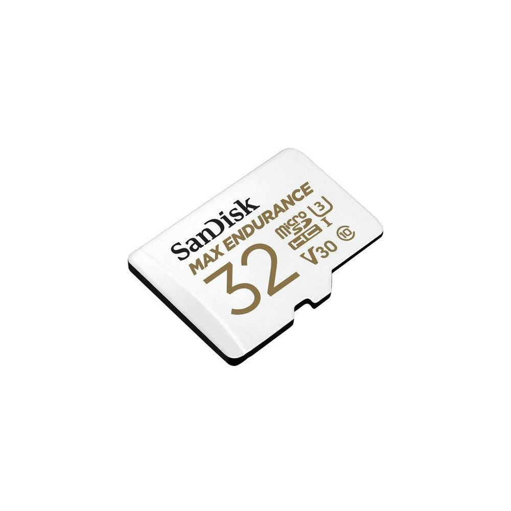 A large main feature product image of SanDisk MAX ENDURANCE UHS Class 3 microSD Card 32GB