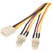 A product image of Startech 12in TX3 Fan Power Splitter Cable