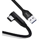 A small tile product image of Cruxtec USB-A to USB-C 90 Degree Angle VR Cable - 3m