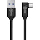 A small tile product image of Cruxtec USB-A to USB-C 90 Degree Angle VR Cable - 5m