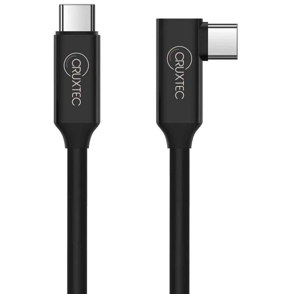 Cruxtec USB Type-C to Type-C 90 Degree Angle VR Cable - 3m