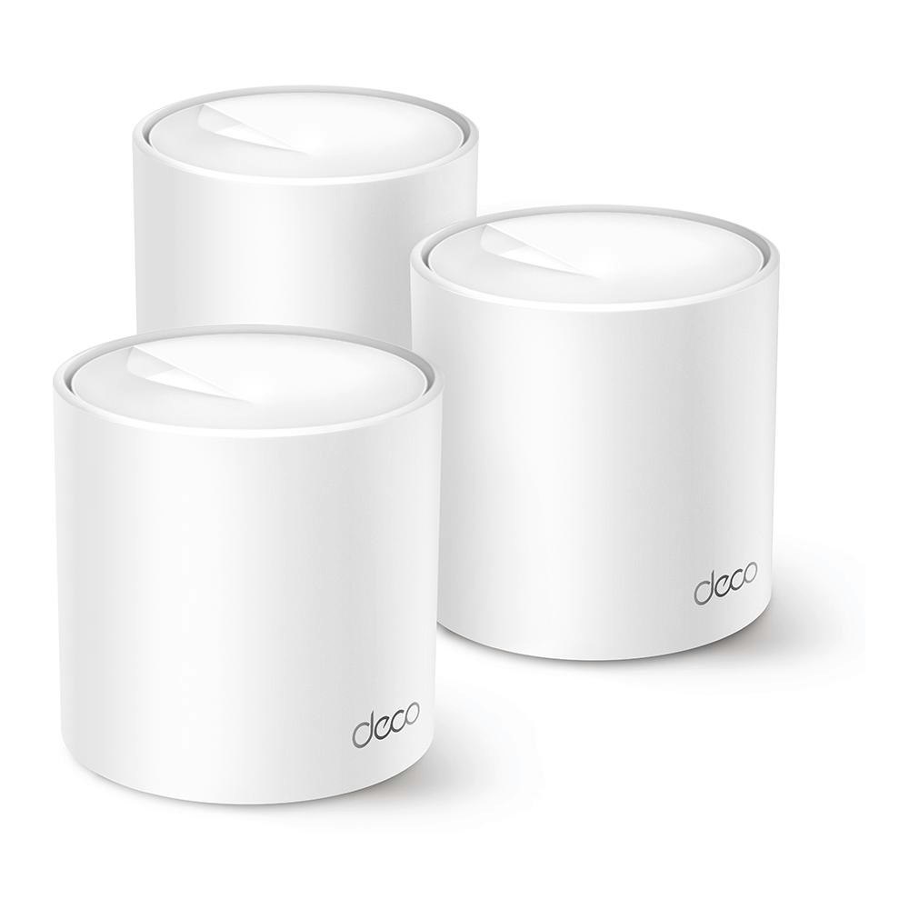 A large main feature product image of TP-Link Deco X50 Pro - AX3000 Wi-Fi 6 Mesh System (3 Pack)