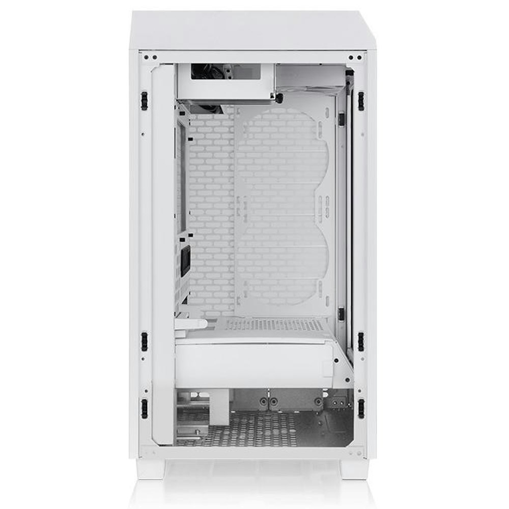A large main feature product image of Thermaltake The Tower 200 - Mini Tower Case (Snow)