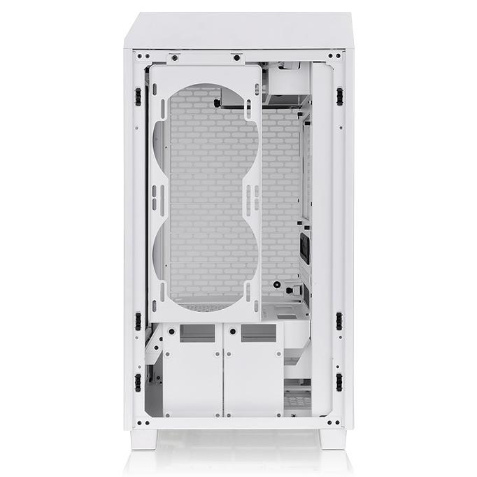 A large main feature product image of Thermaltake The Tower 200 - Mini Tower Case (Snow)