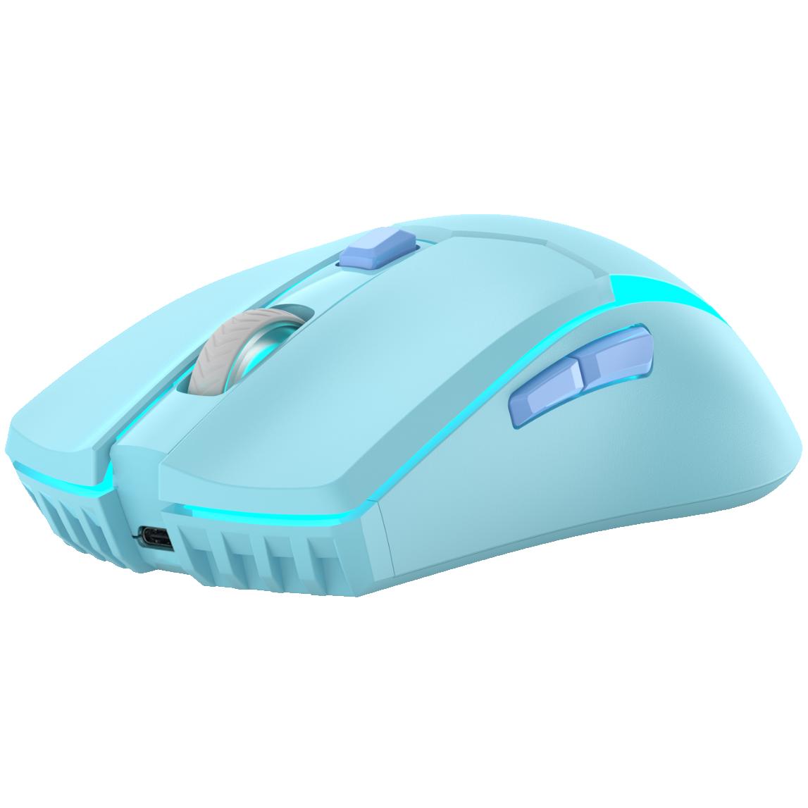 A large main feature product image of Fantech VENOM II WGC2 Wireless Gaming Mouse - Blue